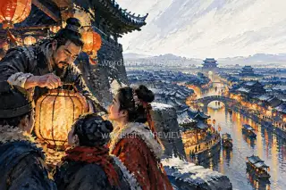 A City of Light · Illustration Image
