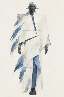 Lady of Mist·Mist-Cut Void Robe·Transparent Standee · Illustration Image