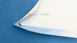 Turning pages through the wind · Illustration Image