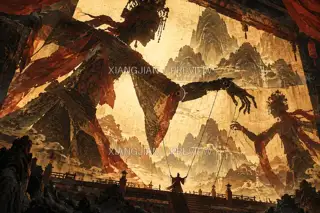 Shadows on the Screen · Illustration AI Image