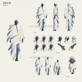 Lady of Mist·Mist-Cut Void Robe·Overview · Illustration Image