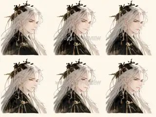 Dream Weaver of Mountains and Seas, promo page original character, expression · Illustration Image
