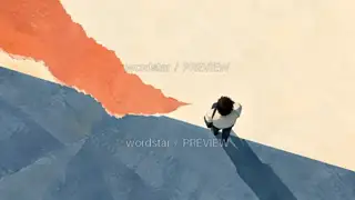 The wind crosses the shoulder · Illustration Image