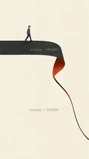 The road grows thin underfoot · Illustration Image