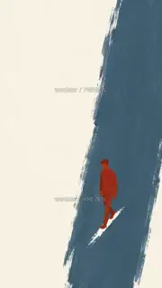 Passing over a layer of color · Illustration Image