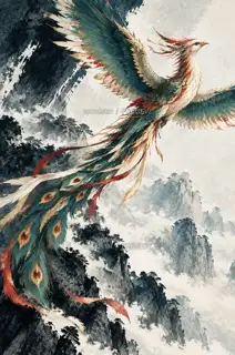A Feather over Mountains · Illustration Image