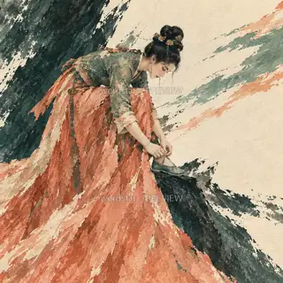 Lacing Before the Drum · Illustration Image