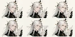 Crane Shadow Spring Herald, Original Promo Page Character, Expression · Illustration Image