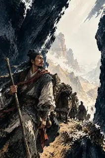 Another Mountain Pass · Illustration Image
