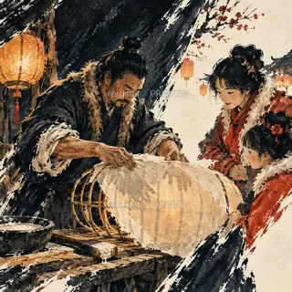 Fingers through Paper · Illustration Image