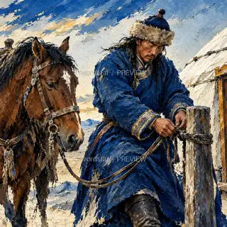 Tying the Reins · Illustration Image