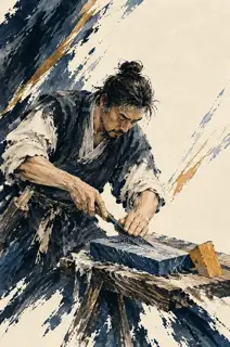 Sharpening with Care · Illustration Image