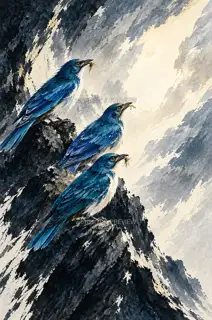 Waiting for Clear Skies · Illustration Image