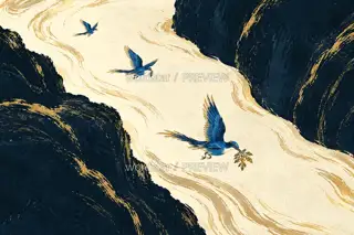 Wind Before Returning · Illustration Image