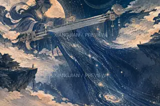 Two Lamps Across the Milky Way