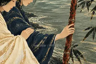 Two Sleeves in the Wind · Illustration Image