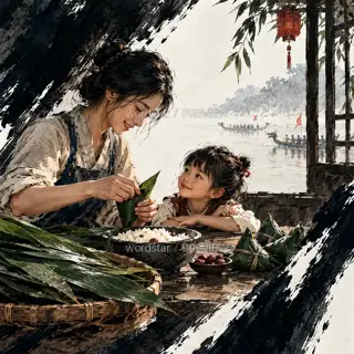 Folding the Leaves · Illustration Image