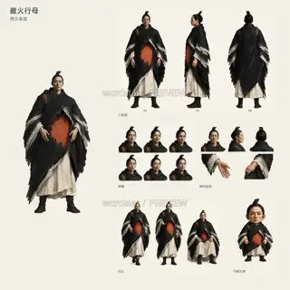 Fire-Hiding Walker Mother · Ember Afterglow · Overview · Illustration Image