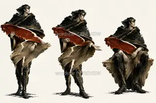 Mountain Folding Walker, Offset Layers Mountain Spirit, Movement Settings · Illustration Image