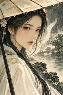 Knowing You in Rain · Illustration Image