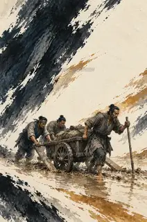 Freeing the Cart · Illustration Image