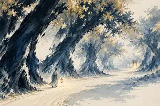 The Osmanthus Road · Illustration Image