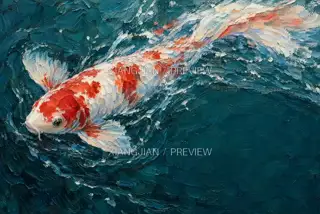 The Color of Upstream · Abstract AI Image