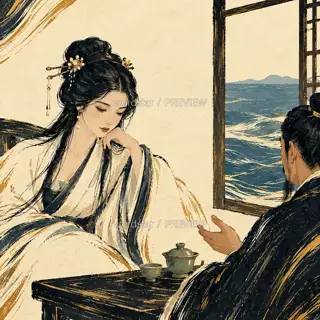 Listening to Mortal Stories · Illustration Image