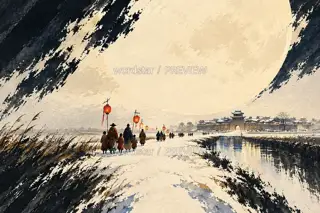 Lights beyond the Gate · Illustration Image