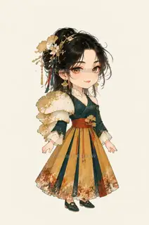 Ginkgo Branch Bearer · Autumn Rite Preserving the Year · Chibi Avatar · Illustration Image