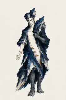Mountain Folding Walker, Mountains and Rivers Enter the Body, Chibi Avatar · Illustration Image