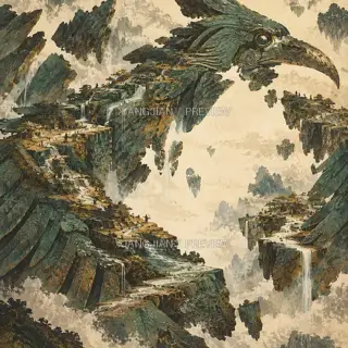 Islands of Bronze · Illustration AI Image