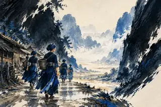 The Valley after Rain · Illustration Image