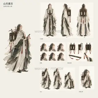 Shanlan Cangzhu, original promotional page character, overview · Illustration Image