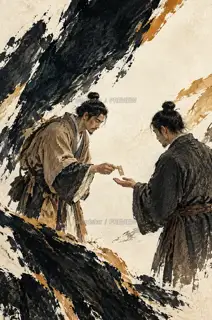Offering the Mark · Illustration Image