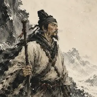Reading the Way through Snow · Illustration Image