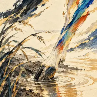Reeds against the Hoof · Illustration Image
