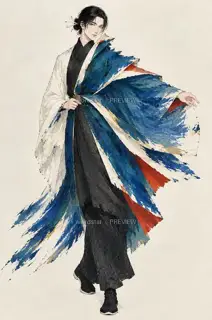 Mountain Bending Walker · Gathering Mountains into Sleeves · Illustration Image
