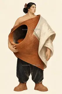 Fire-Hiding Walker Mother · Clay Heart Fire Kiln · Transparent Standee · Illustration Image