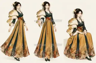 Ginkgo Branch Bearer Autumn Rite Lingering Year Movement · Illustration Image