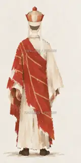 Tang Monk, back view · Paper Art AI Image