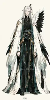 Crane Shadow Spring Herald · Promo Page Original Character · Front · Illustration Image