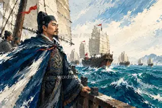 Sails toward the Distance · Illustration Image