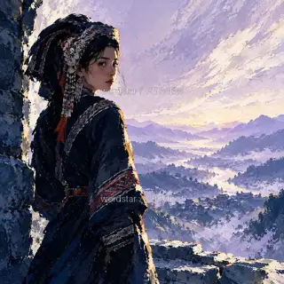 Looking Back at Dusk · Illustration Image