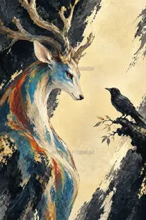 Hearing the Crow · Illustration Image