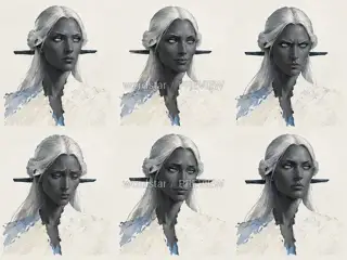 Lady of Mist Division, Mist-Cut Ethereal Robes, Expression · Illustration Image