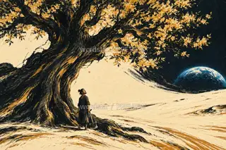 The Tree Over the Long Night · Illustration Image