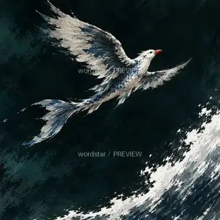 Wings Open Through the Night · Illustration Image