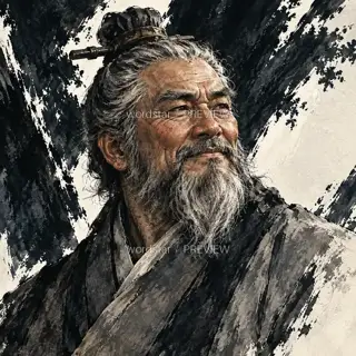Lian Po Finally Smiles · Illustration Image