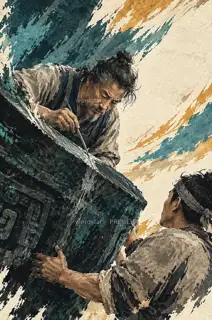 Inspecting the Casting Edge · Illustration Image